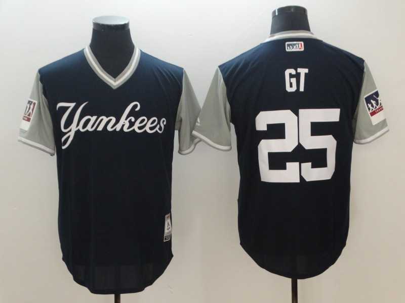 Yankees 25 Gleyber Torres GT Navy 2018 Players Weekend Authentic Team Jersey,We sell and wholesale Yankees 25 Gleyber Torres GT Navy 2018 Players Weekend Authentic Team Jersey on line form chian!